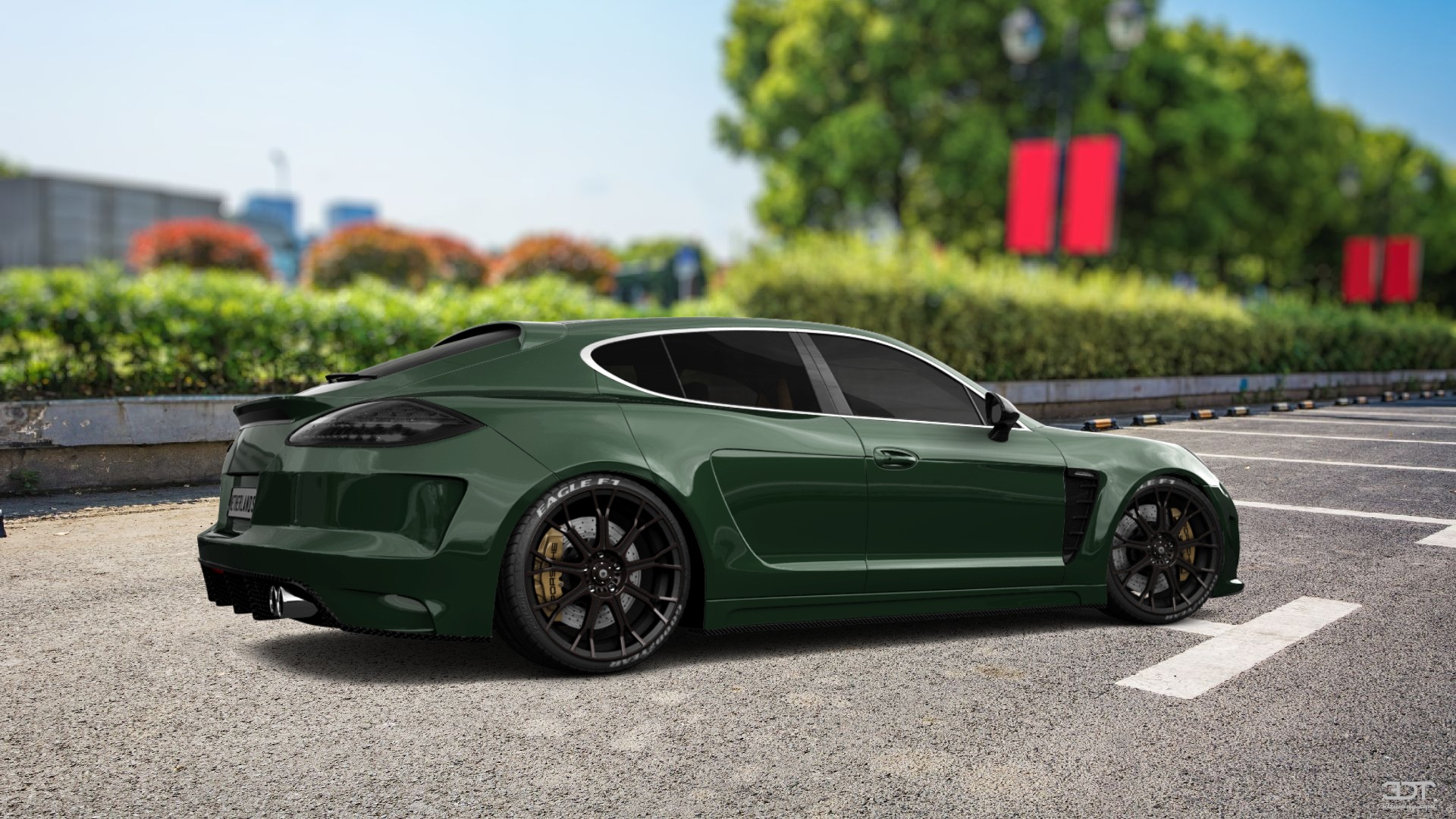 Porsche Panamera 4 door fastback saloon 2011 Images