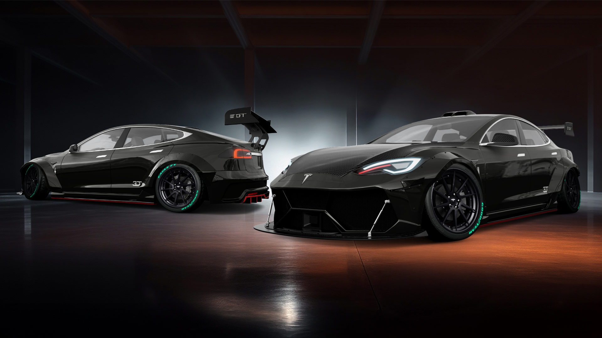 Tesla Model S 5 Door Liftback 2013 tuning