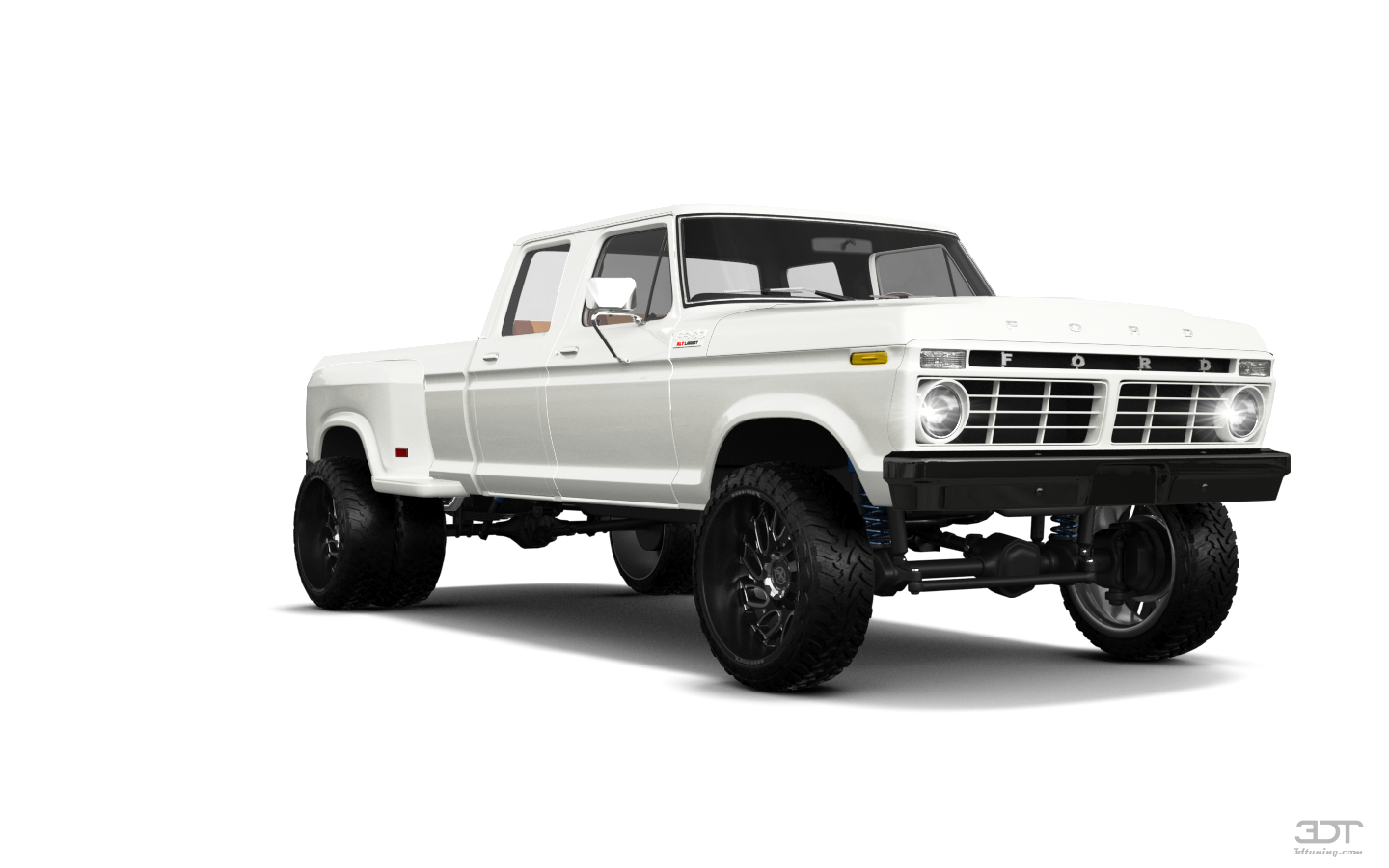 Ford F-350 Dually 4 Door pickup truck 1973