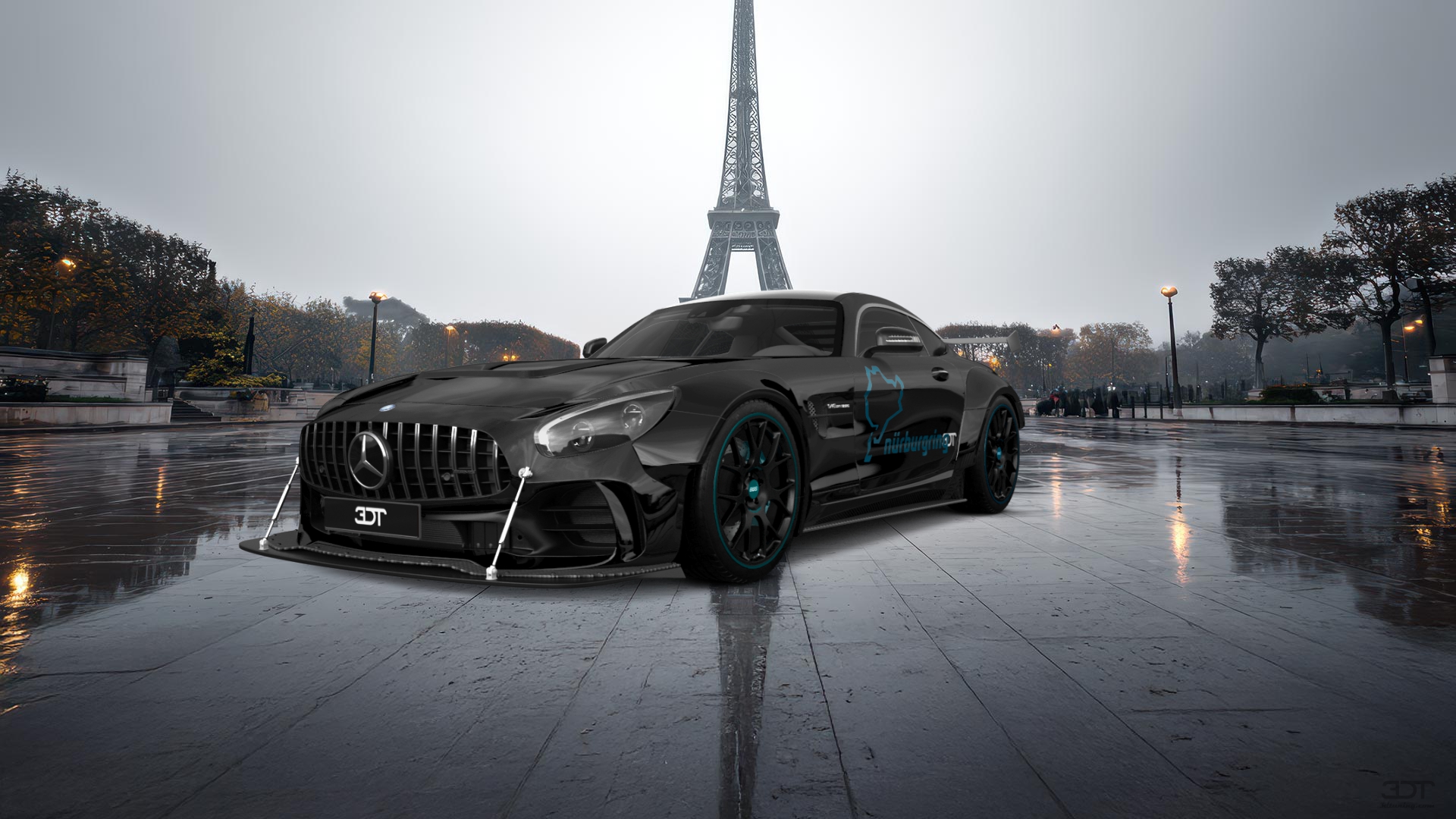 Mercedes AMG GT 2 door fastback coupe 2015 tuning