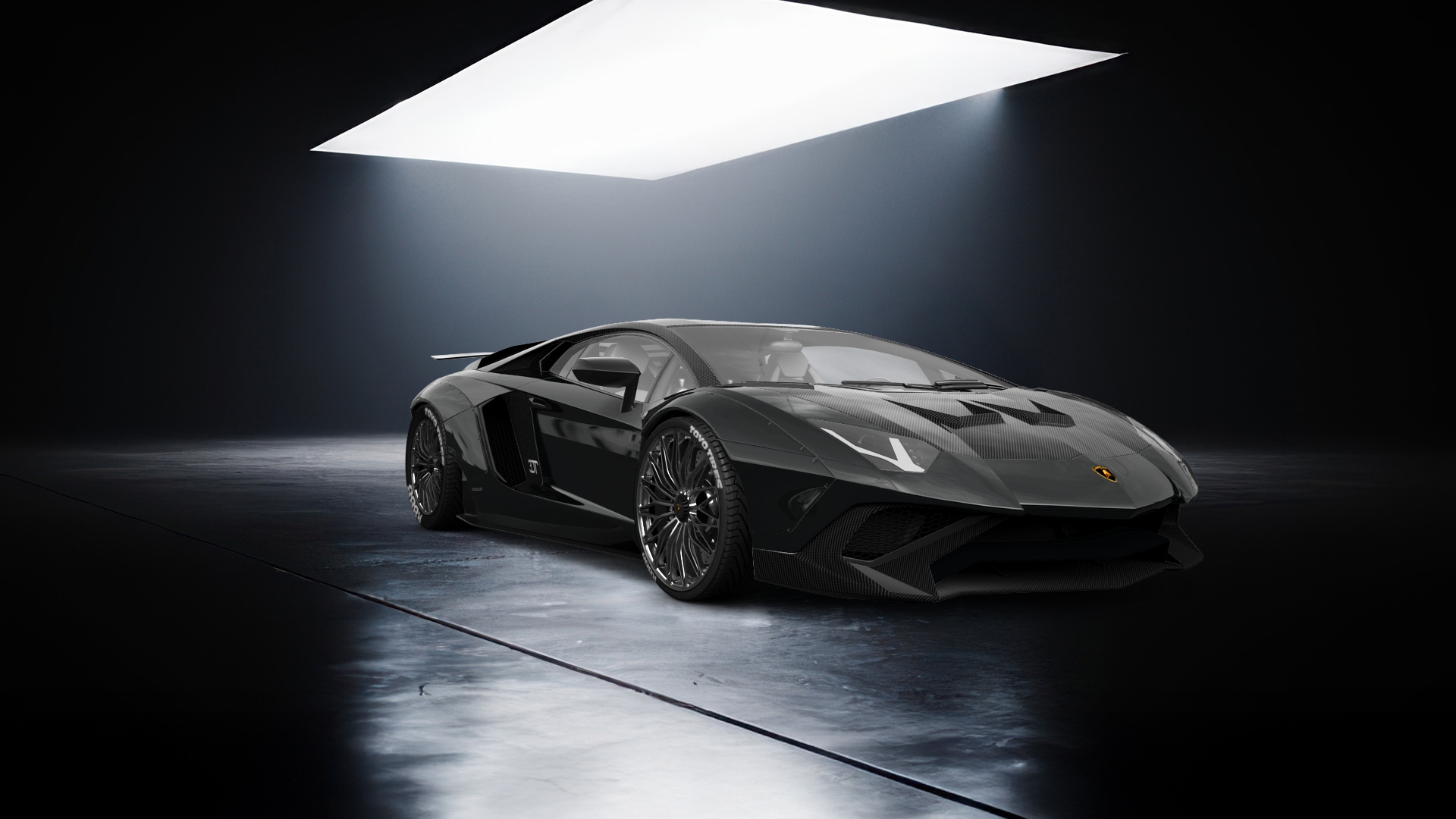 Lamborghini Aventador 2 Door Coupe 2012 tuning