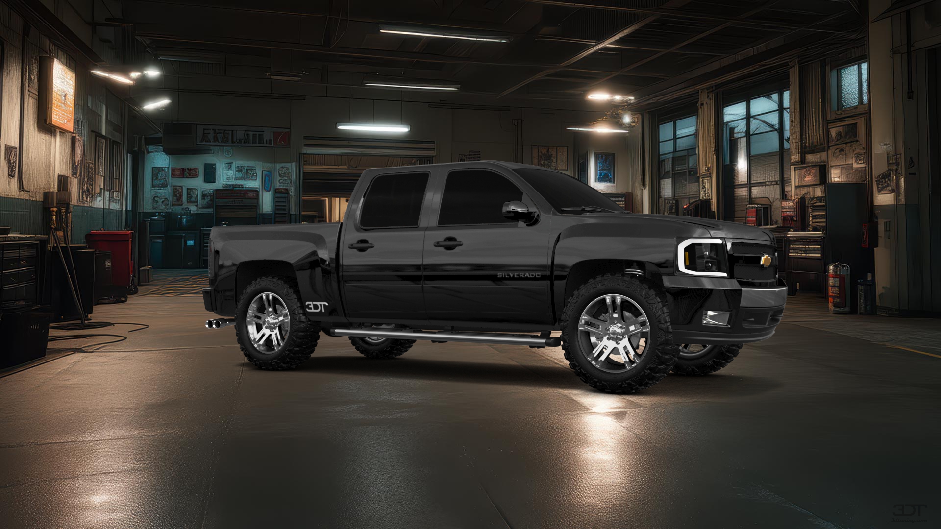 Chevrolet Silverado 1500 Crew Cab 4 Door pickup truck 2007 tuning