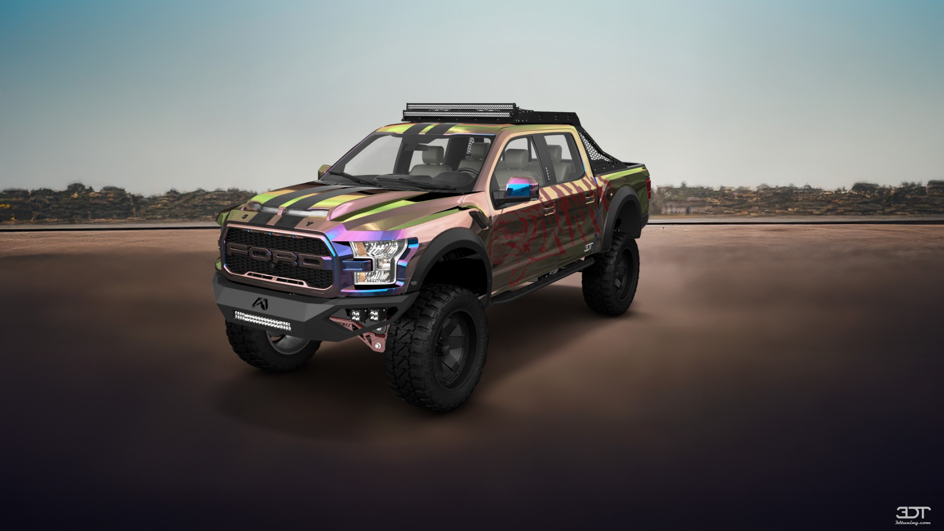 Ford F-150 Raptor 4 Door pickup truck 2017 tuning