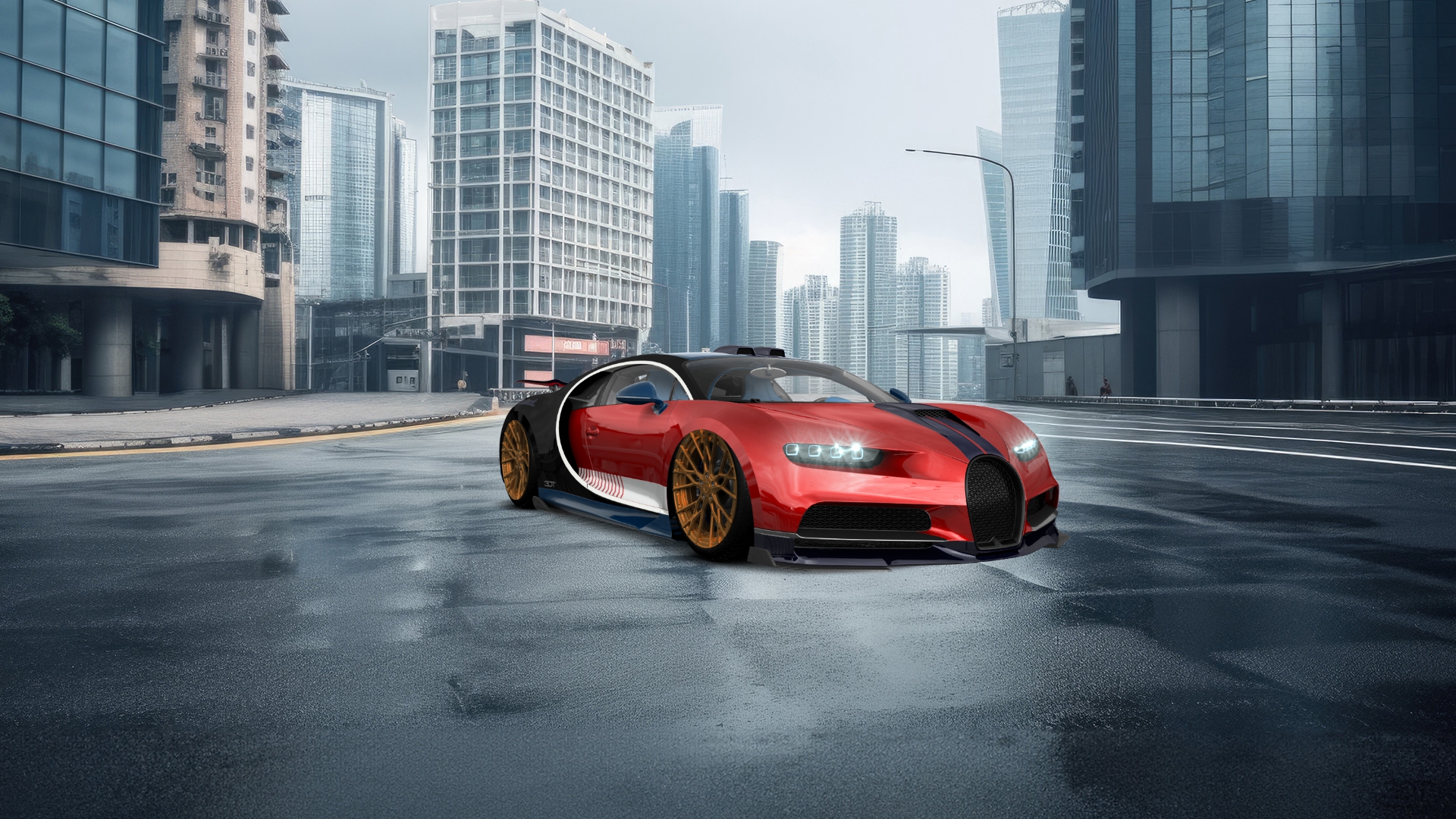 Bugatti Chiron 2 Door Coupe 2016