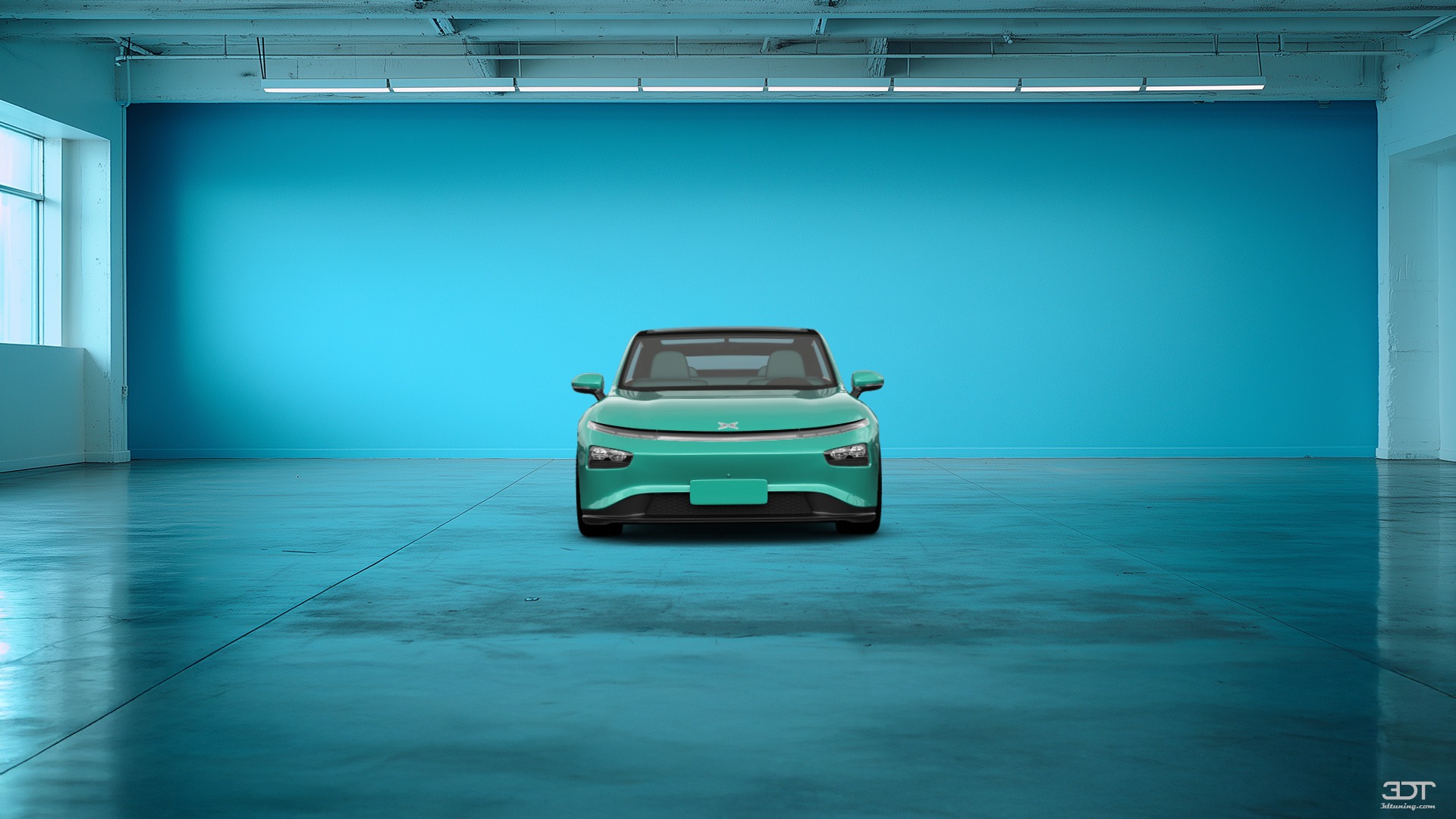 XPeng P7 4 door fastback saloon 2021 tuning