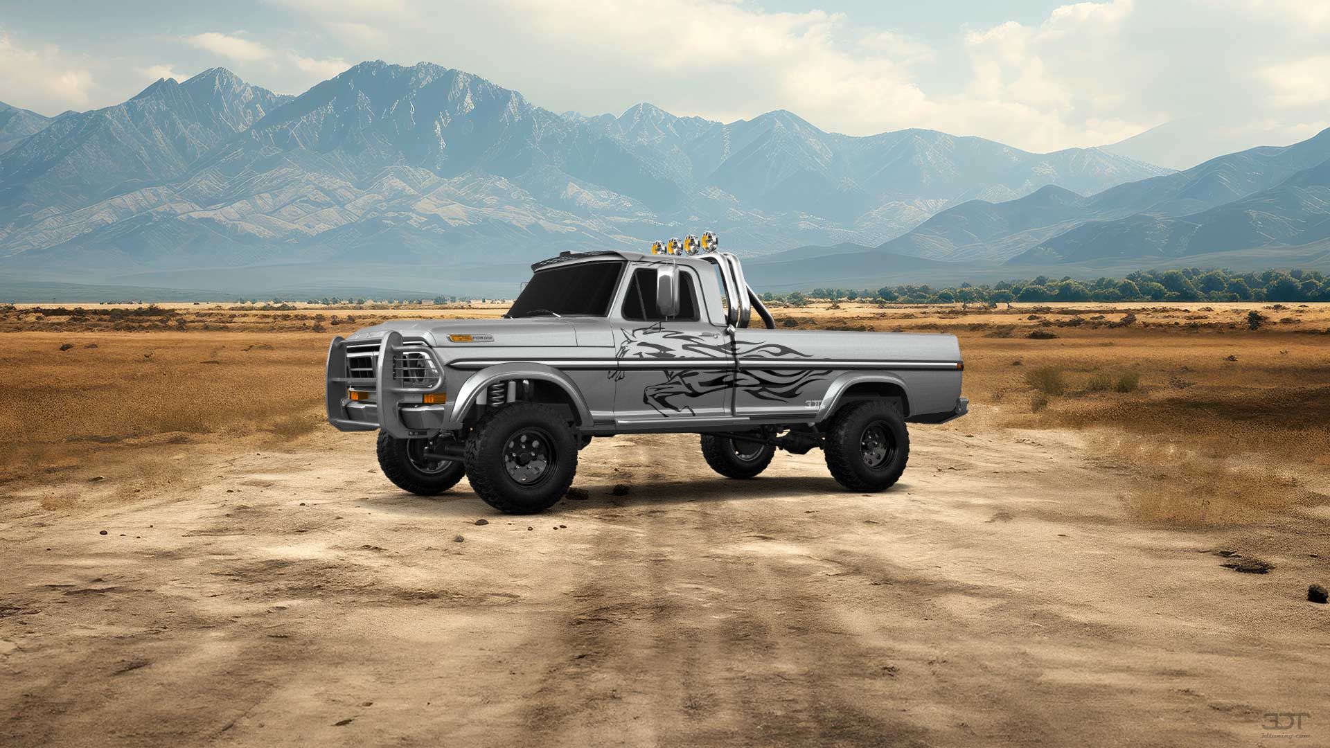 Ford F-250 2 Door pickup truck 1971