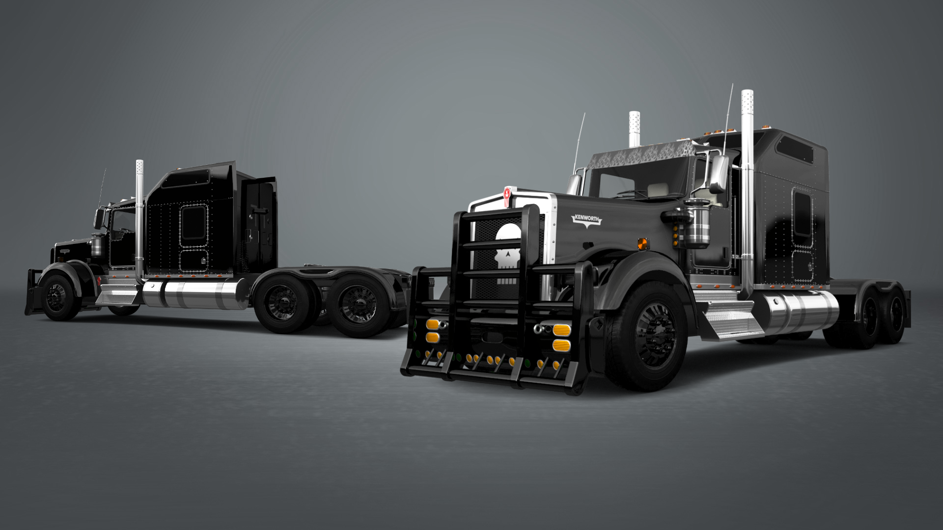 Kenworth W900 Sleeper Cab Truck 2015 tuning