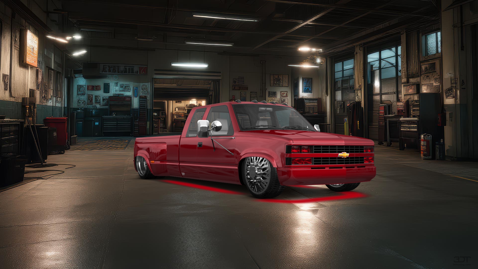 Chevrolet K3500 Extended Cab Pickup Truck 1988 tuning