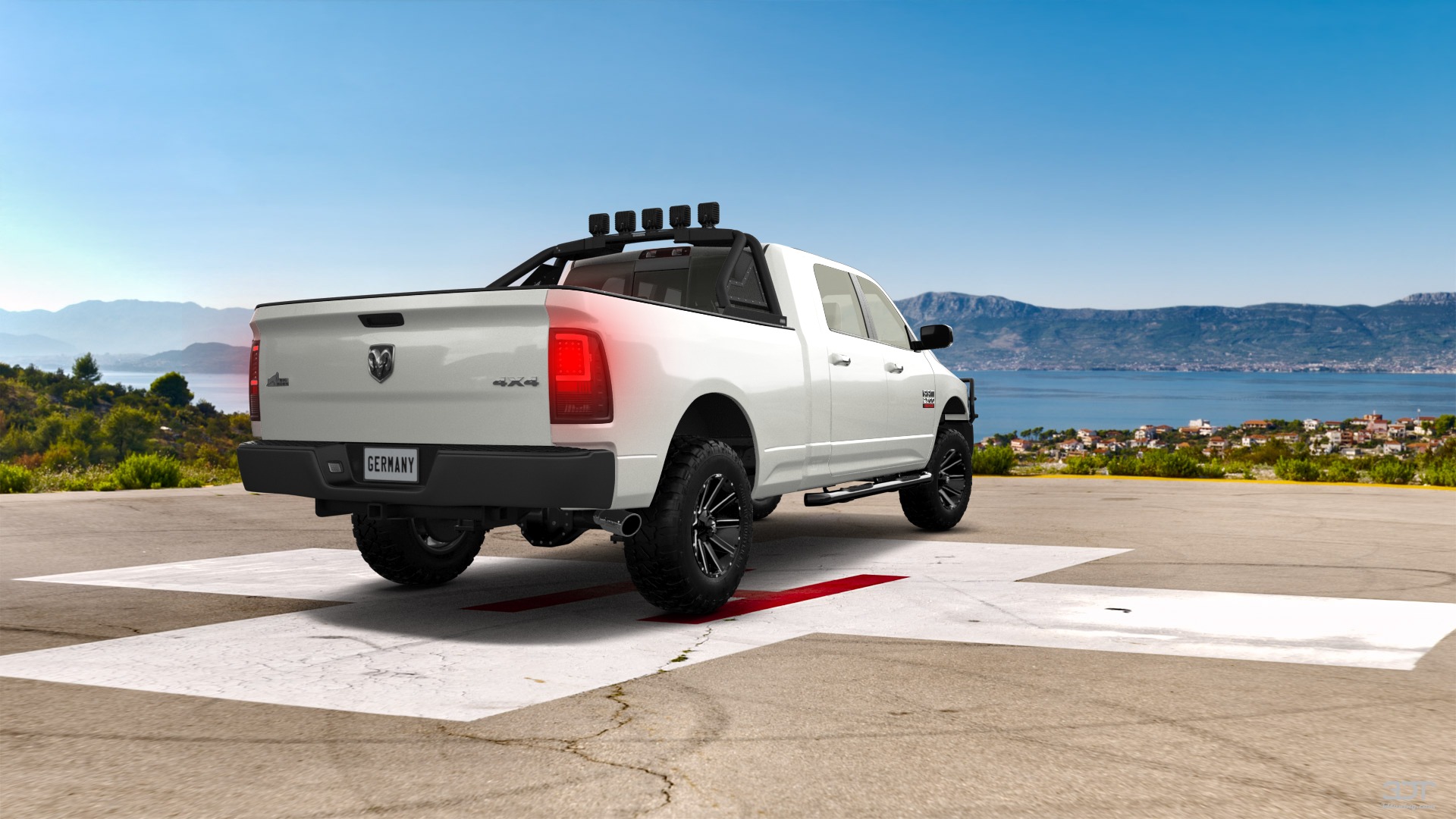 Dodge Ram 2500 Mega Cab 6.4 ft box 4 Door pickup truck 2010 tuning