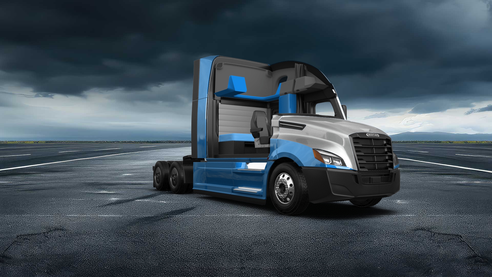 Freightliner Cascadia Sleeper Cab Truck 2018 tuning