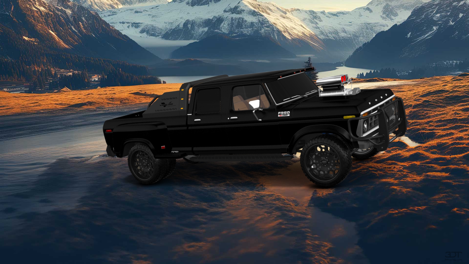 Ford F-350 Dually 4 Door pickup truck 1973 Images