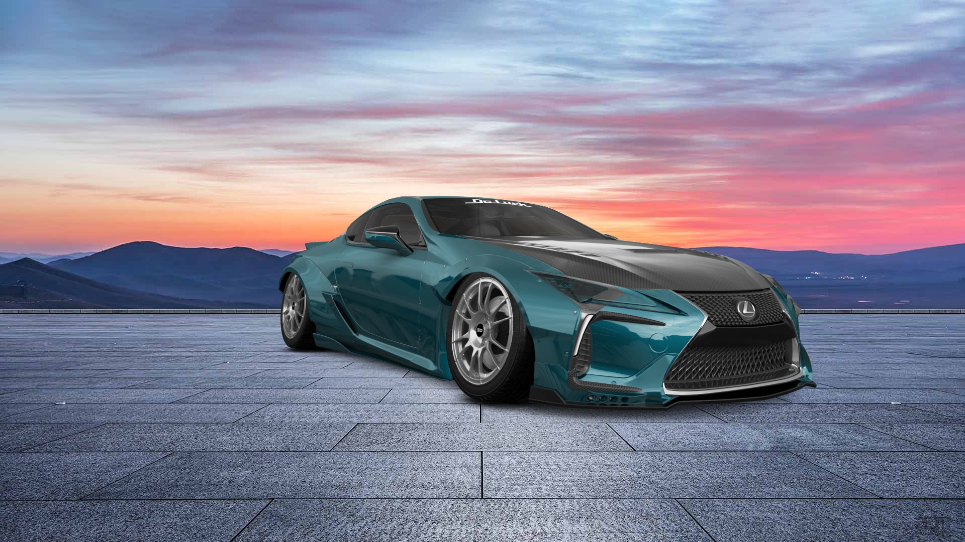 Lexus LC500 2 door fastback coupe 2017 tuning