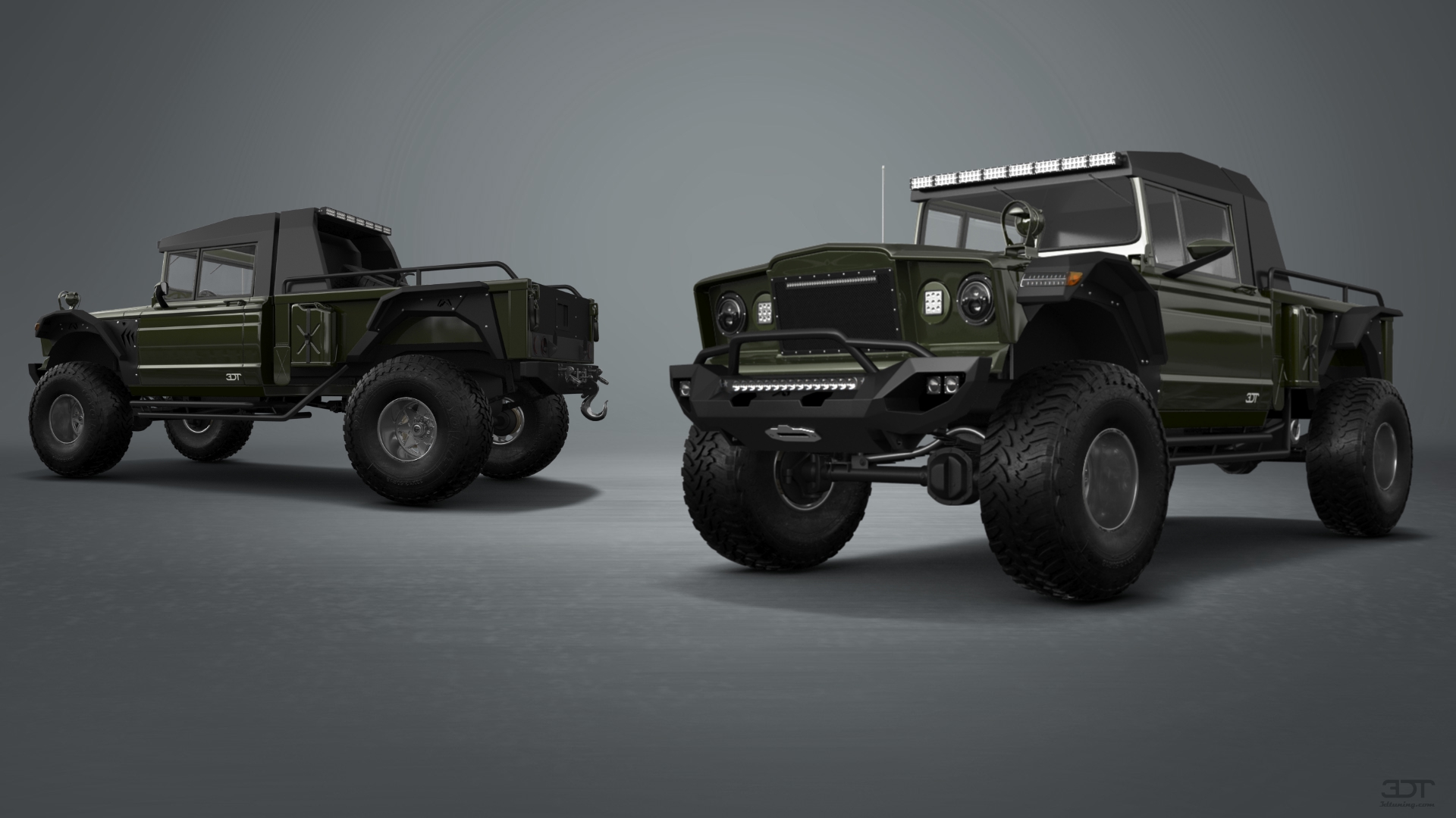 Jeep Kaiser M715 2 Door pickup truck 1968 tuning