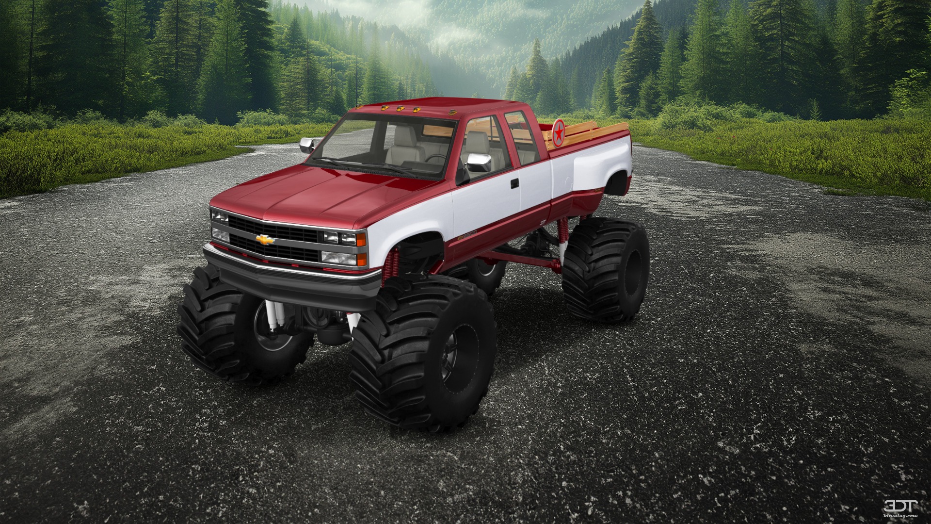 Chevrolet K3500 Extended Cab Pickup Truck 1988