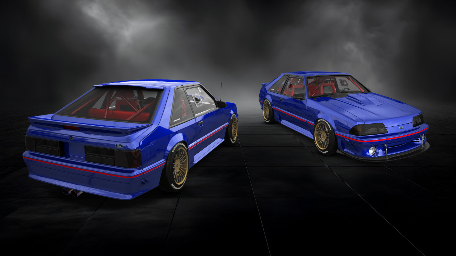 Ford Mustang 3 Door Hatchback 1988 tuning