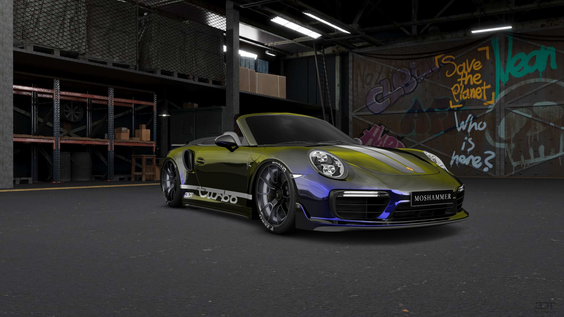 Porsche 911 Turbo S 2 Door Convertible 2014 tuning