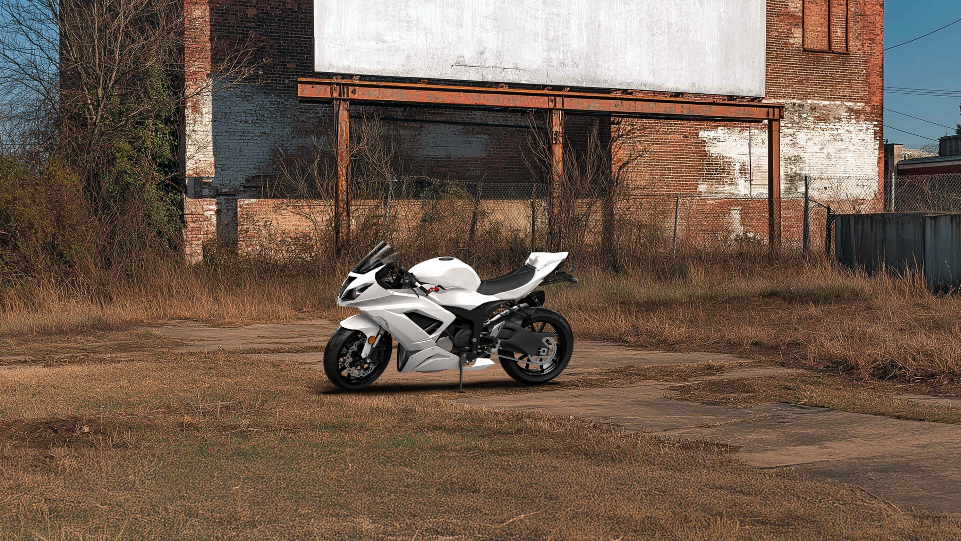 Tuner_YF-u5ydeQ's Kawasaki Ninja ZX 6R 2015 with Wheels, Belly