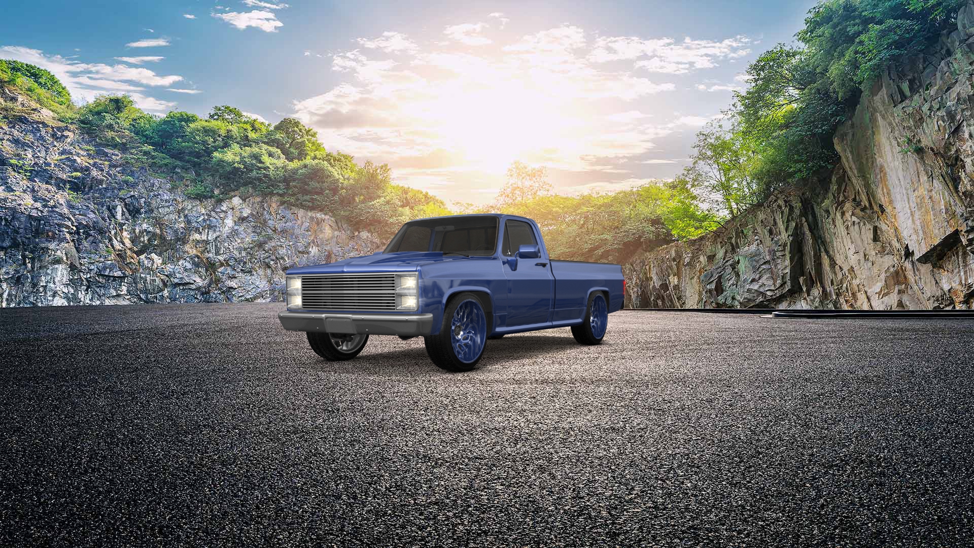 GMC Sierra 1500 2 Door pickup truck 1985 tuning