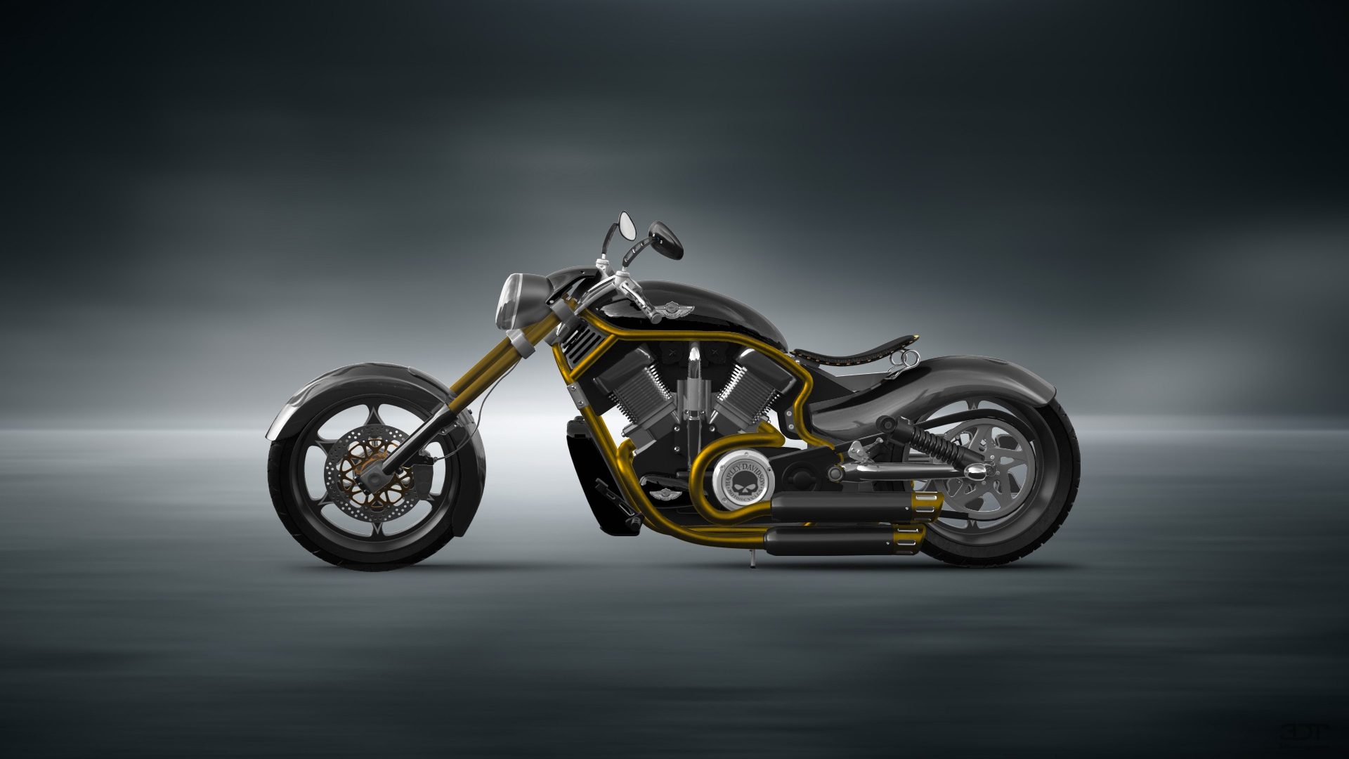 Harley-Davidson Custom Chopper Cruiser 2011