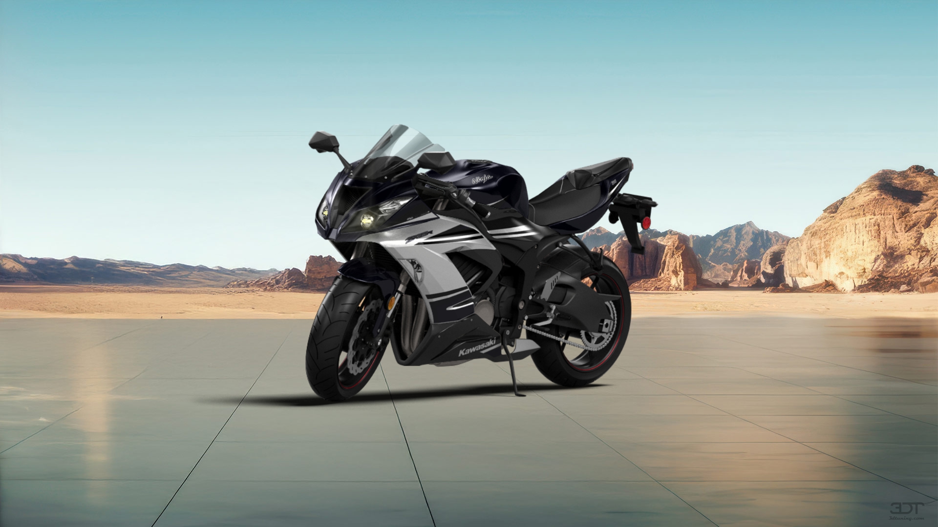 Kawasaki Ninja ZX 6R Sport Bike 2015 tuning