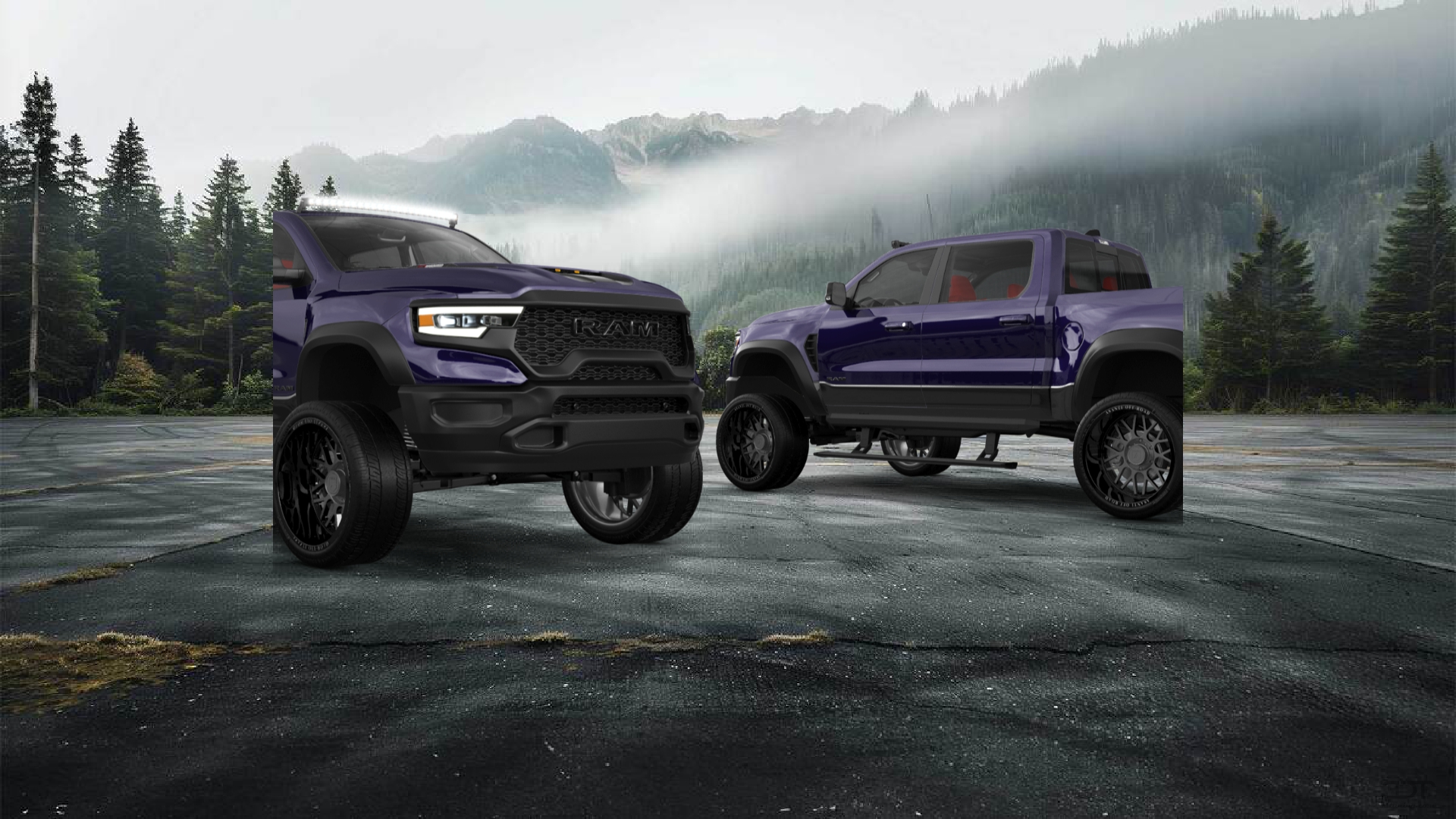 Dodge Ram 1500 TRX 4 Door pickup truck 2021