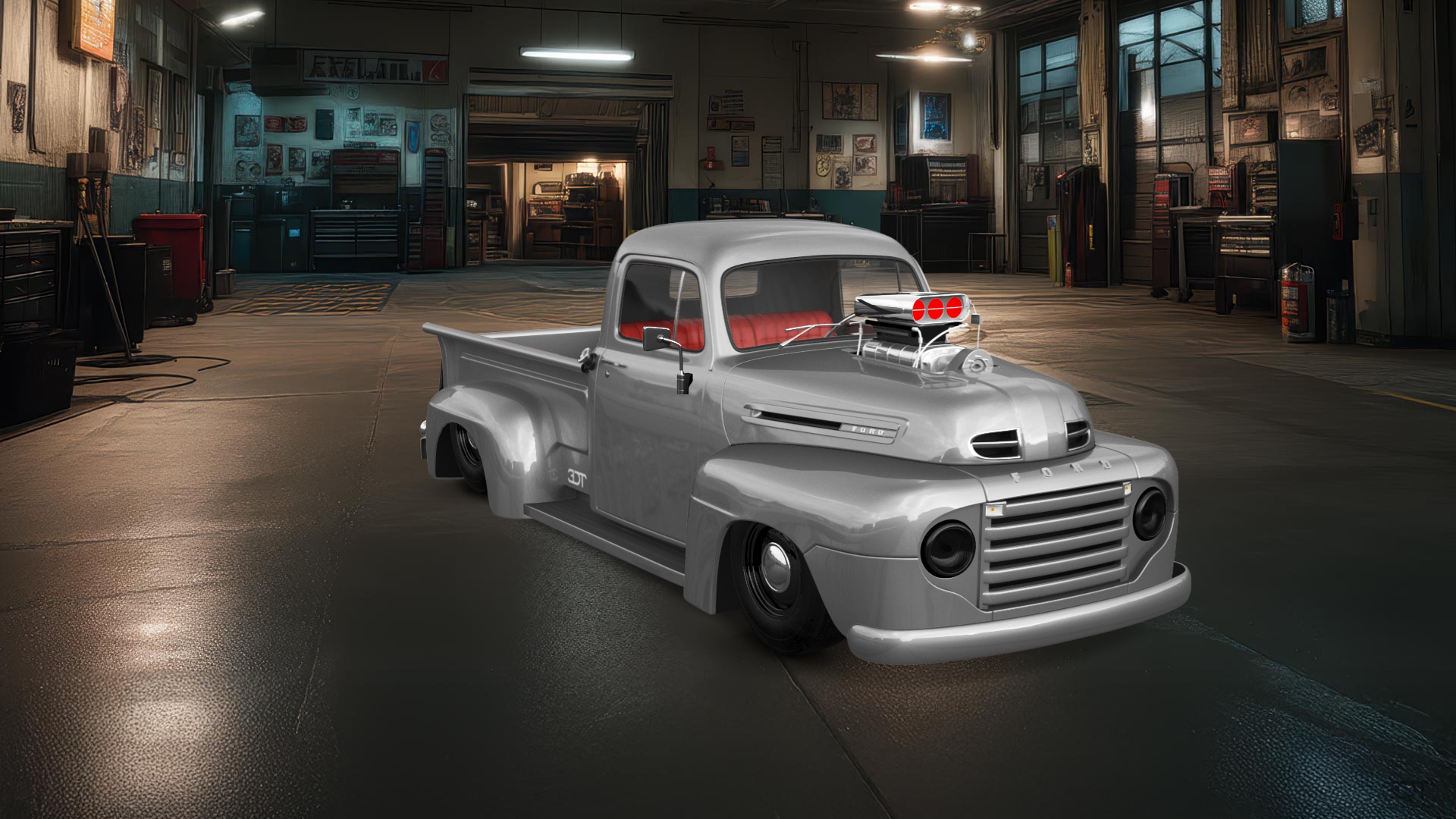Ford F1 2 Door pickup truck 1949 tuning