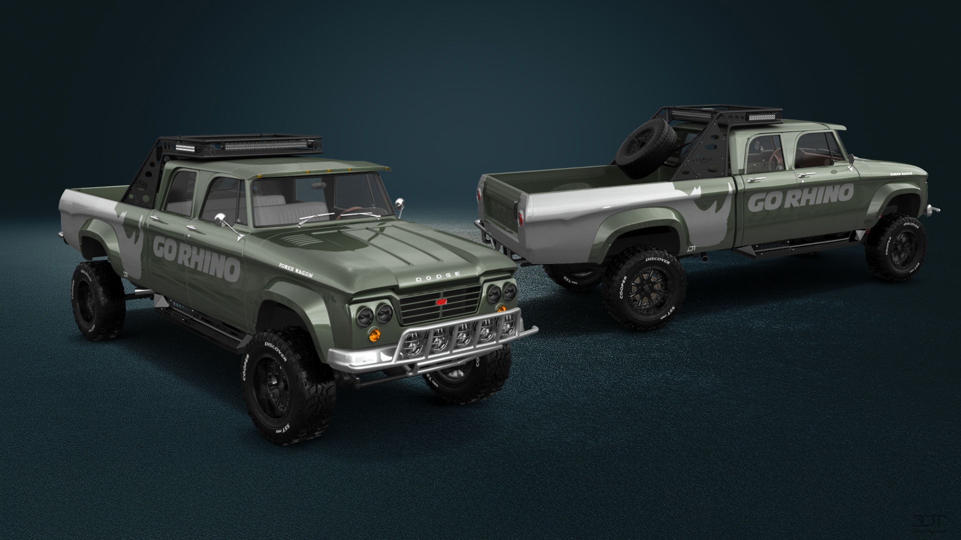 Dodge Power Wagon 4 Door pickup truck 1964