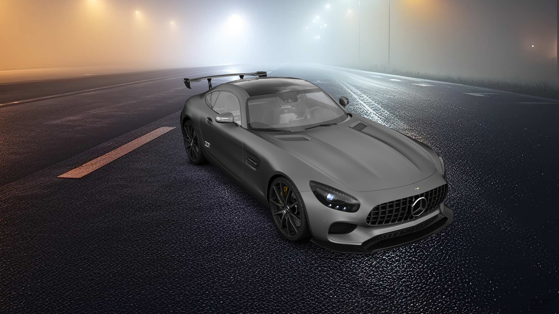 Mercedes AMG GT 2 door fastback coupe 2016 tuning