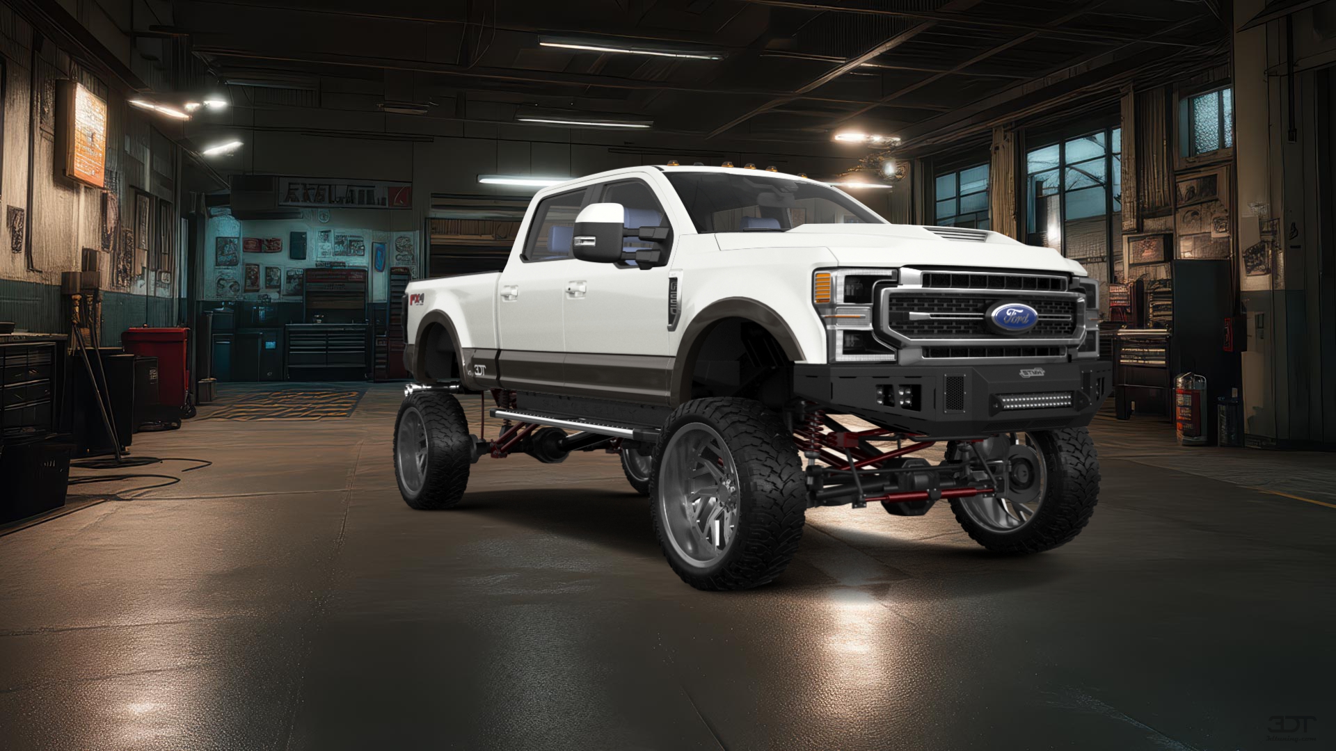 Ford F-250 4 Door pickup truck 2021 tuning