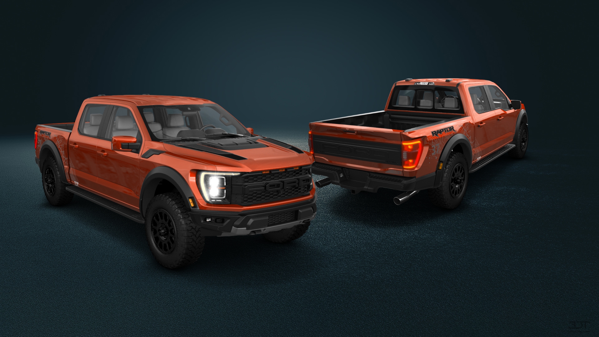 Ford F-150 Raptor 4 Door pickup truck 2021