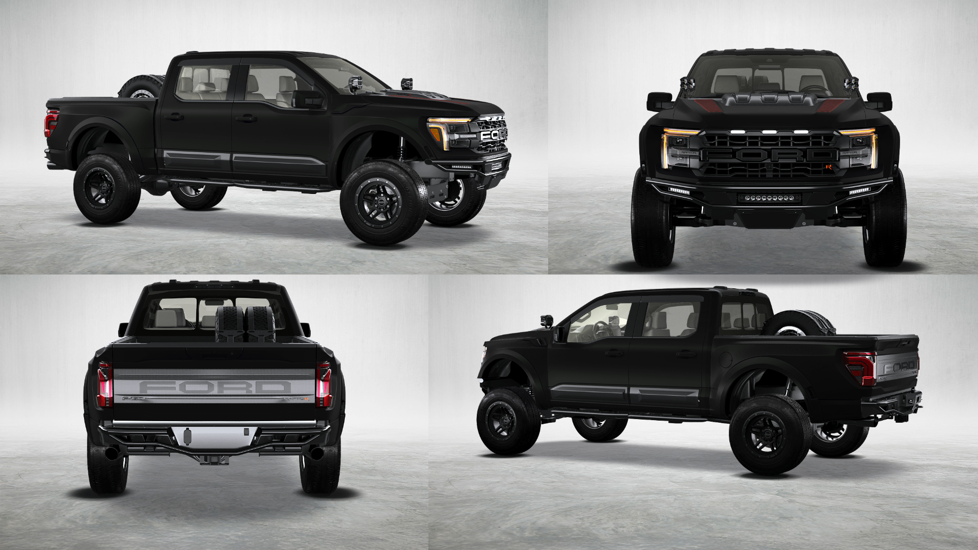Ford F-150 Raptor 4 Door pickup truck 2024 tuning