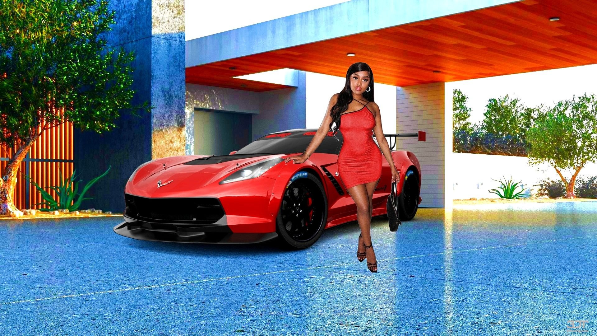 Chevrolet Corvette C7 2 Door Coupe 2015 tuning