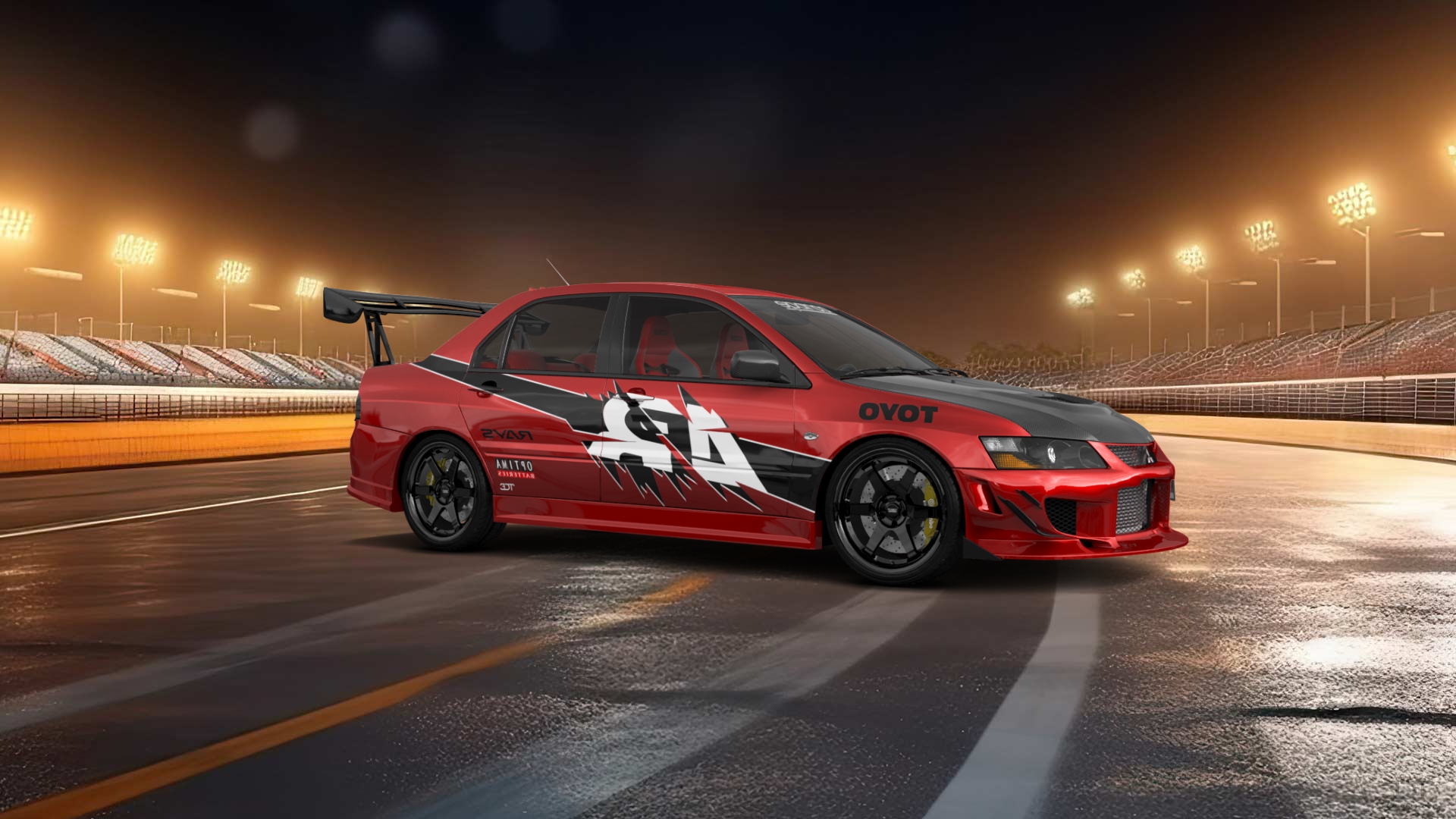 Mitsubishi Lancer Evo IX 4 Door Saloon 2005 tuning