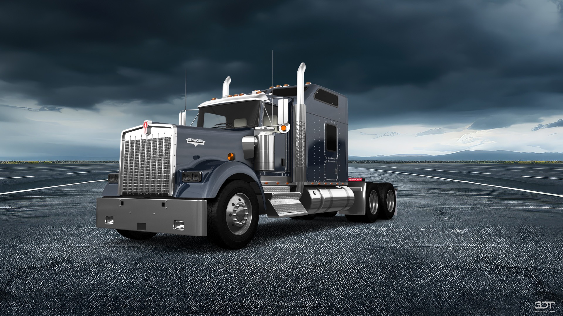 Kenworth W900 Sleeper Cab Truck 2015