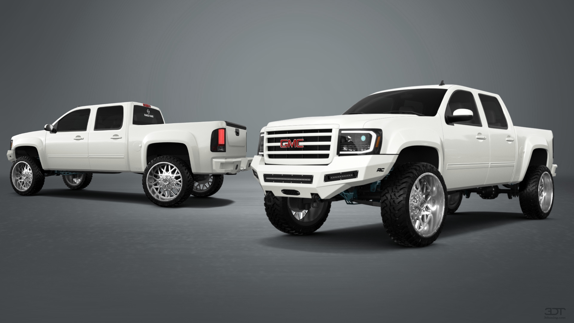 GMC Sierra 1500 Crew Cab 5.8 ft box 4 Door pickup truck 2007 tuning