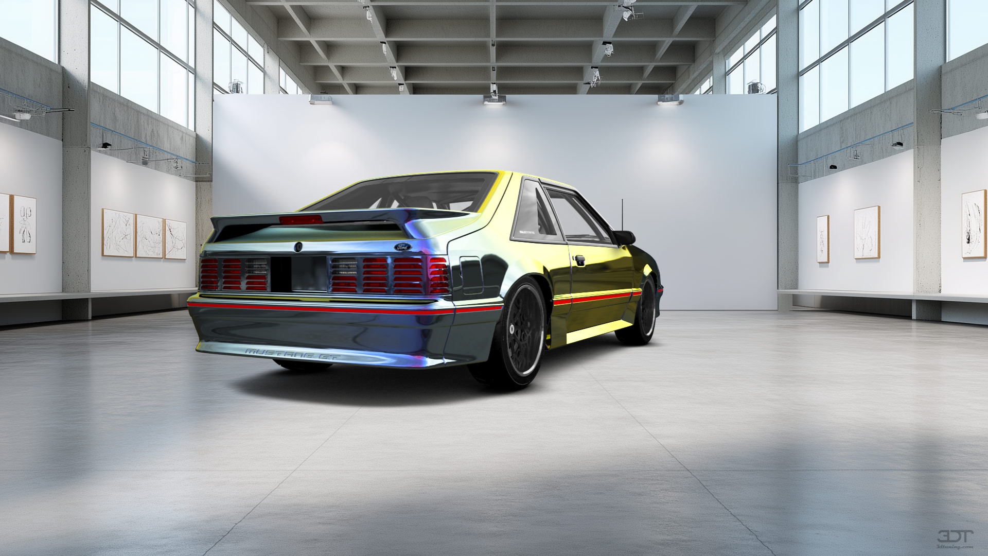 Ford Mustang 3 Door Hatchback 1988 Images