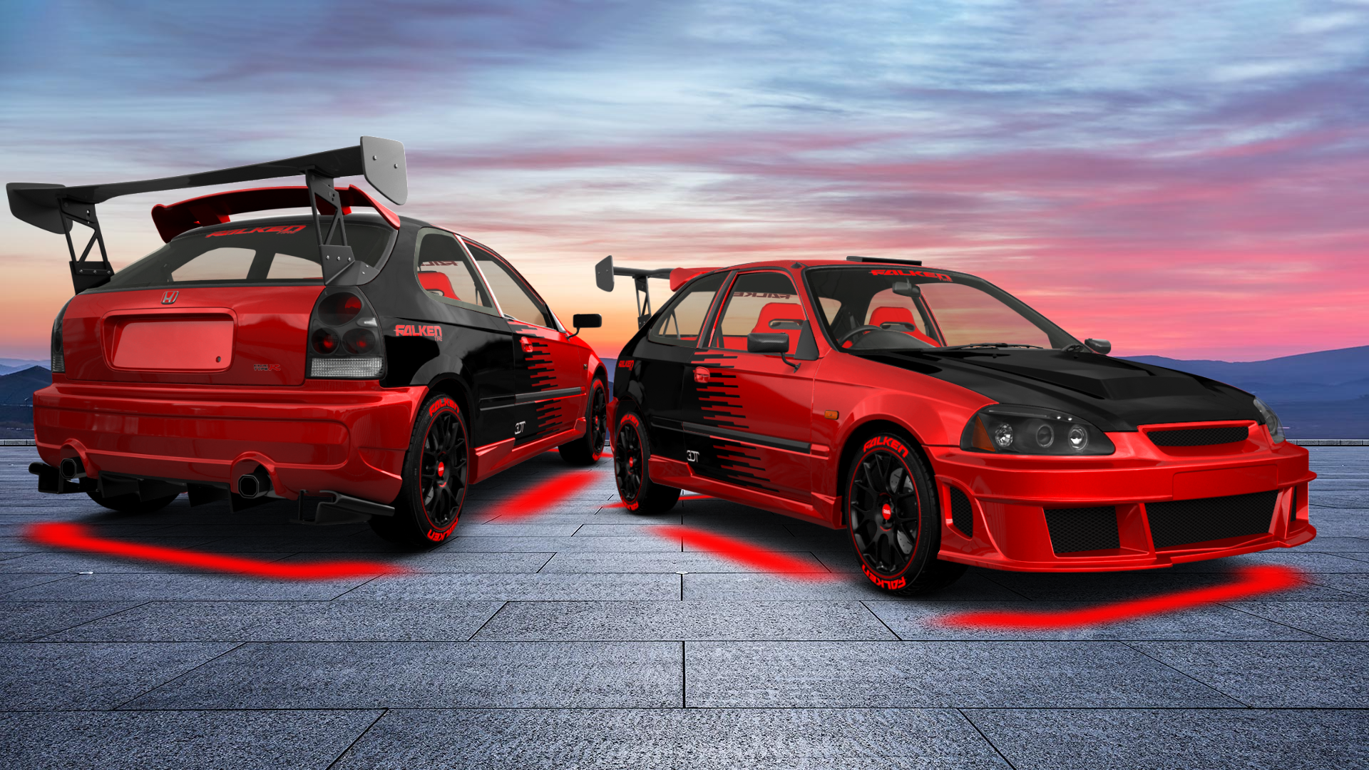 Honda Civic 3 Door Hatchback 1997 tuning