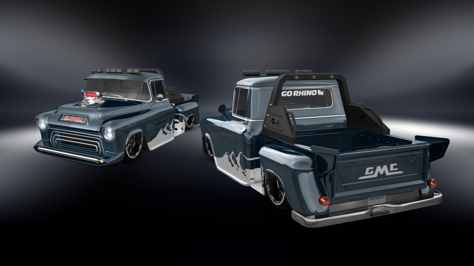 GMC 100 Stepside 2 Door pickup truck 1957