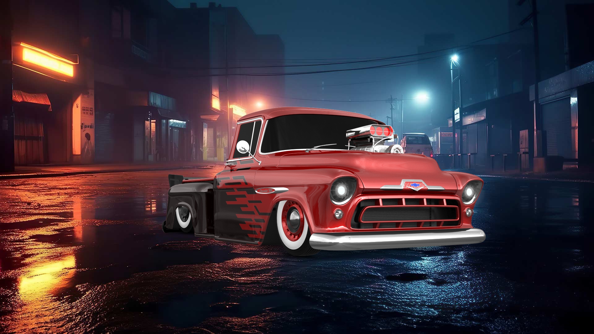 Chevrolet 3100 2 Door pickup truck 1955 tuning