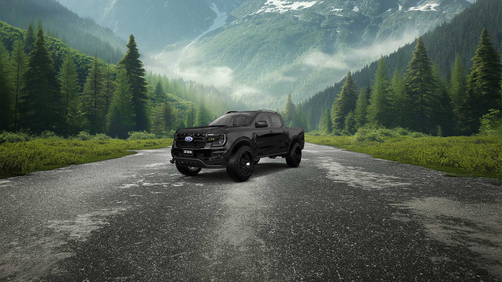 Ford Ranger 4 Door pickup truck 2022 tuning