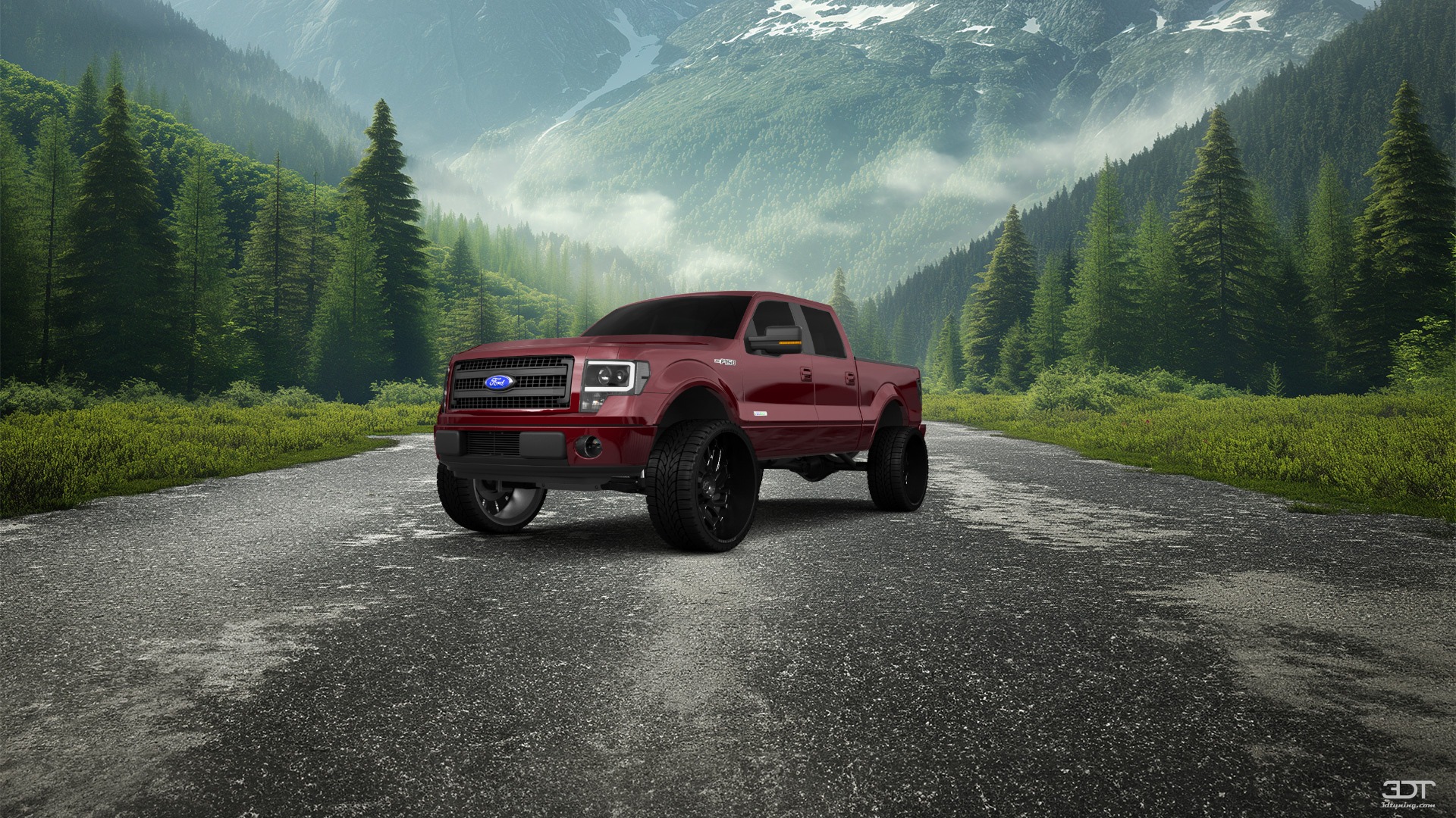 Ford F-150 Crew Cab 4 Door pickup truck 2013