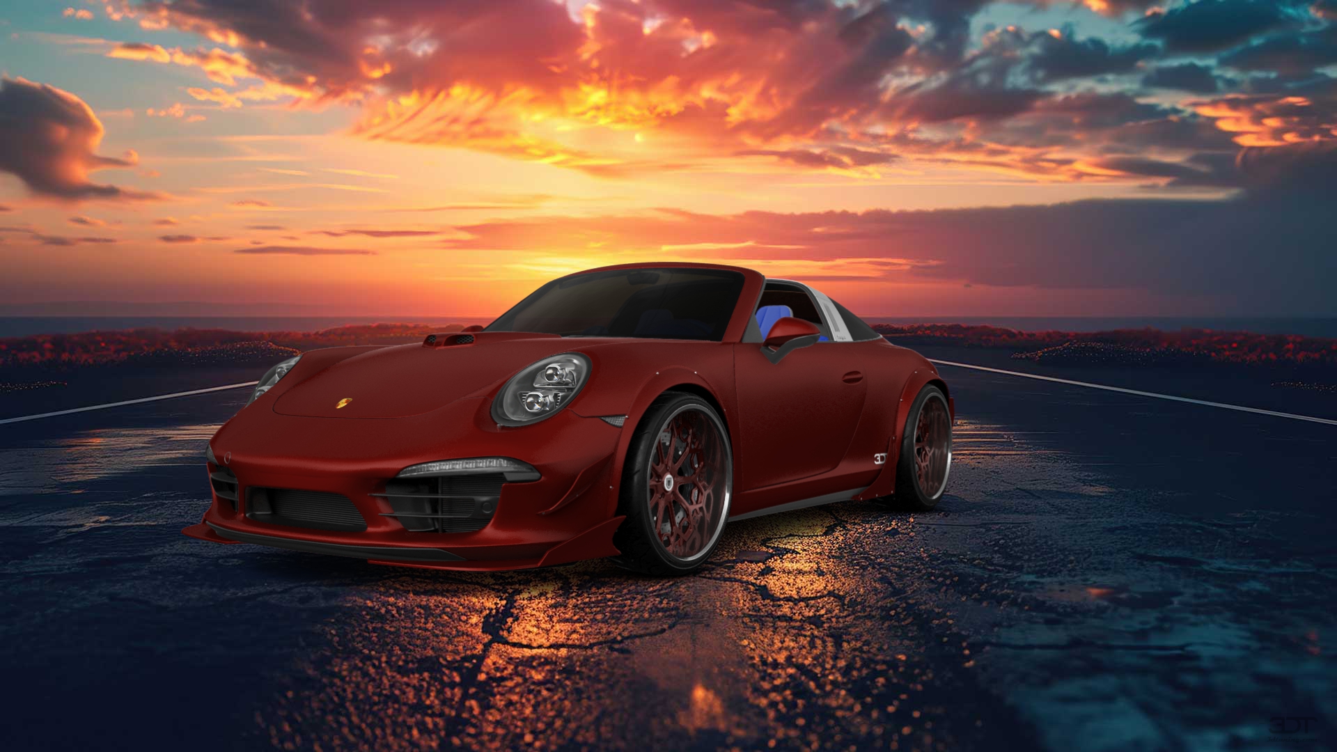 Porsche 911 Carrera Targa top 2014 tuning