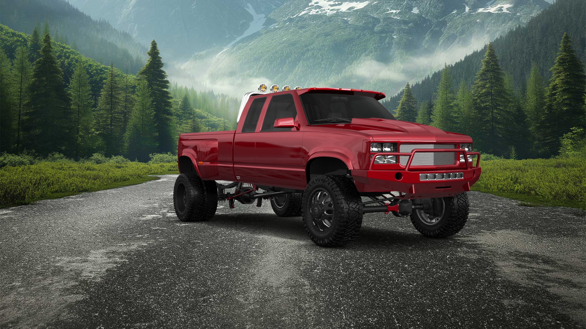 Chevrolet K3500 Extended Cab Pickup Truck 1988