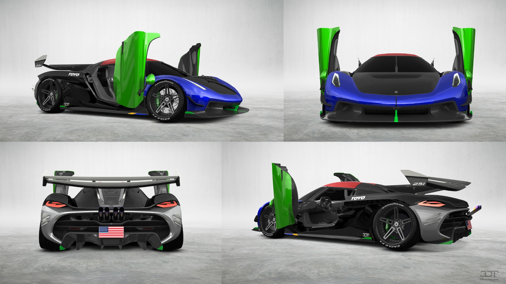 Koenigsegg Jesko 2 door targa top 2020