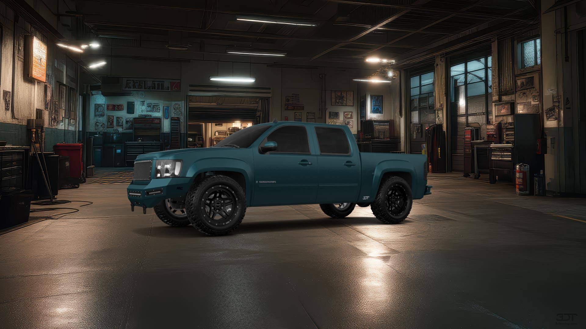 GMC Sierra 1500 Crew Cab 5.8 ft box 4 Door pickup truck 2007 tuning