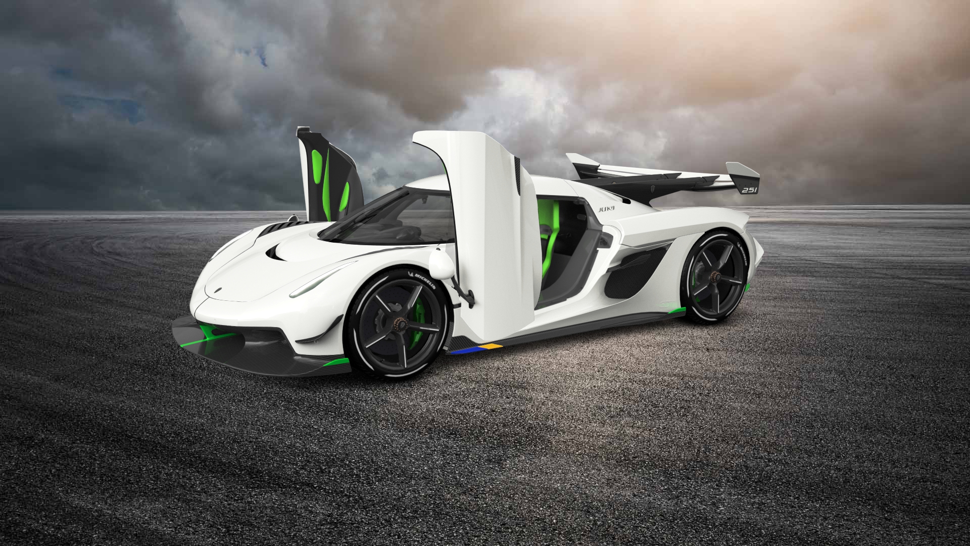 Koenigsegg Jesko 2 door targa top 2020 tuning
