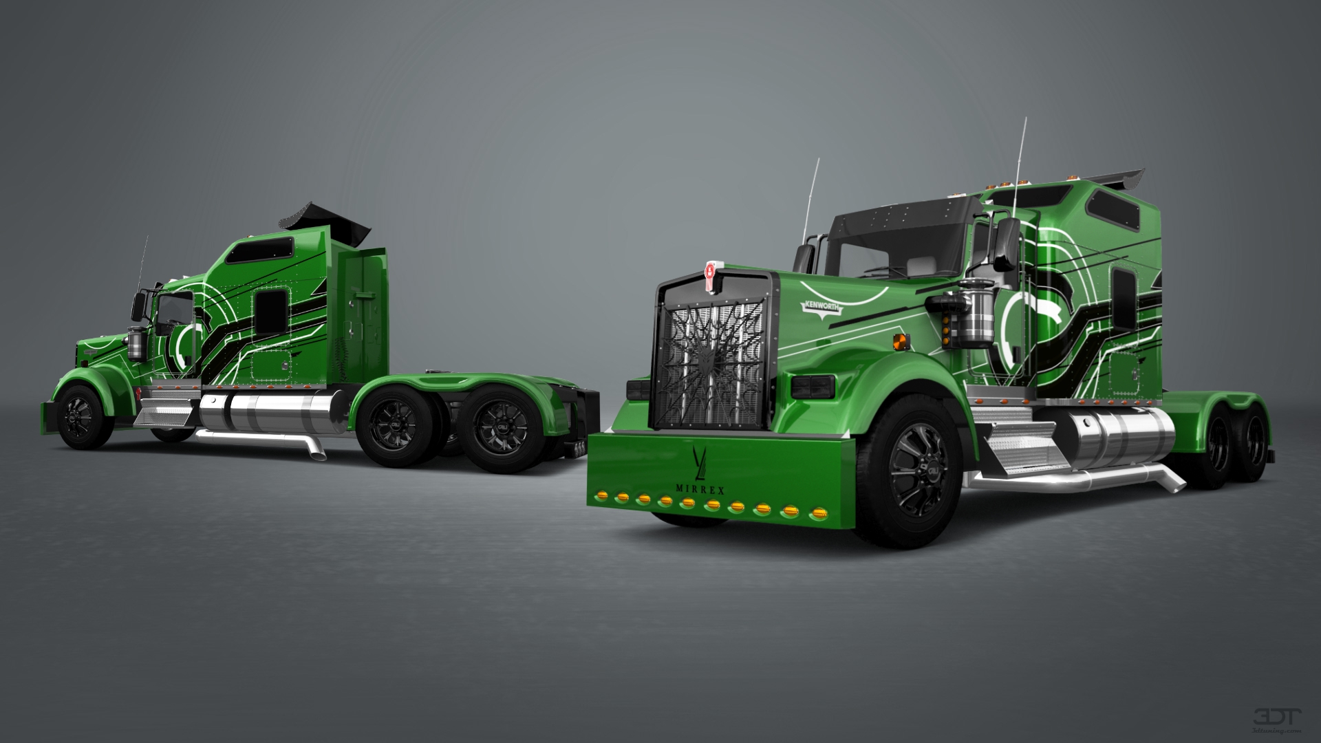 Kenworth W900 Sleeper Cab Truck 2015 tuning