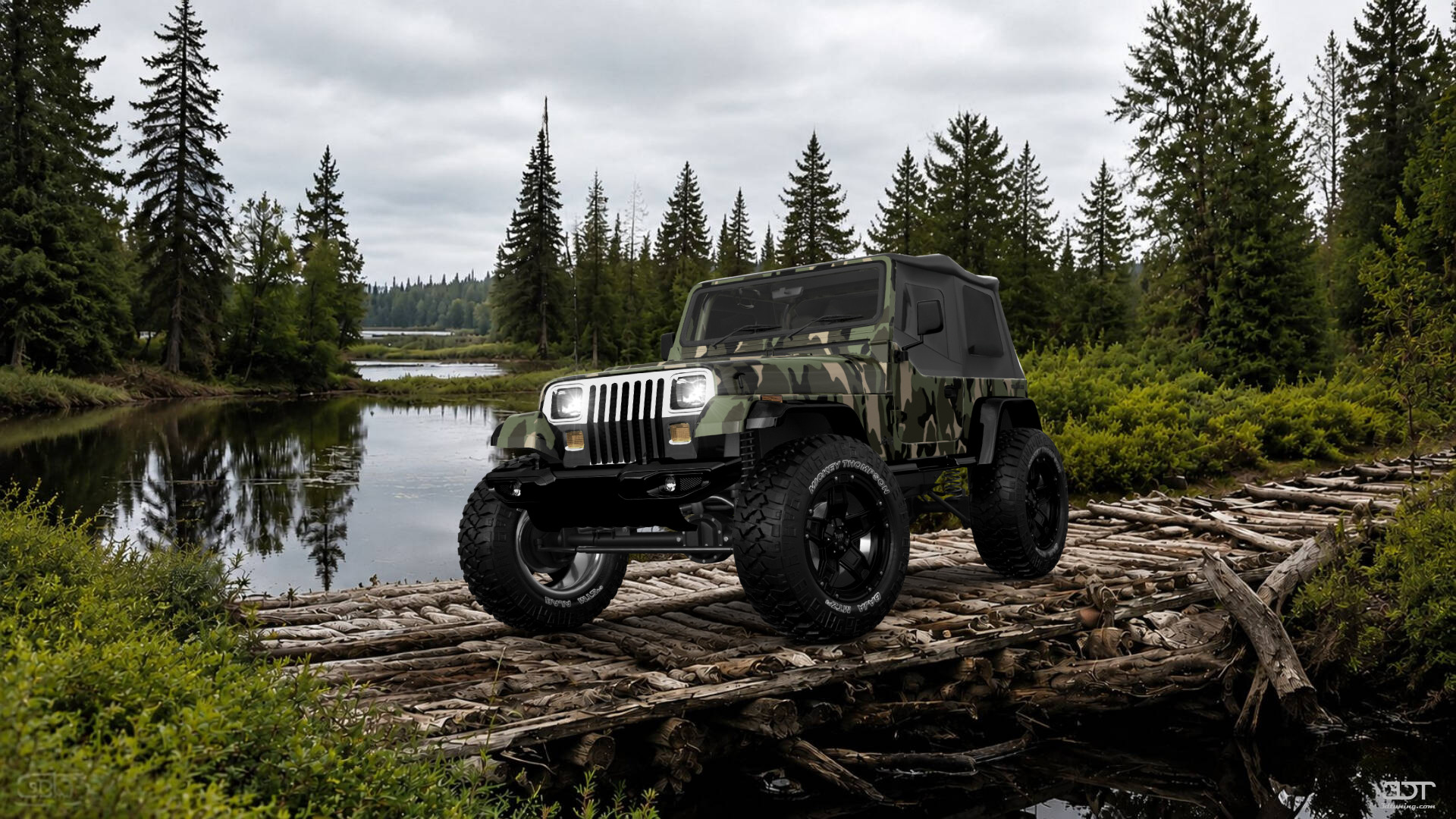 Jeep Wrangler YJ 2 Door SUV 1990 tuning