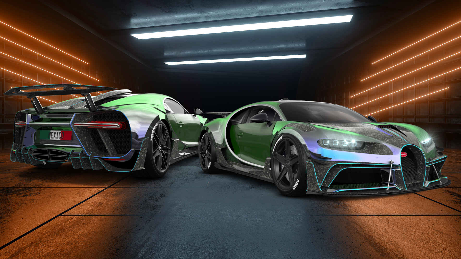 Bugatti Chiron 2 Door Coupe 2016