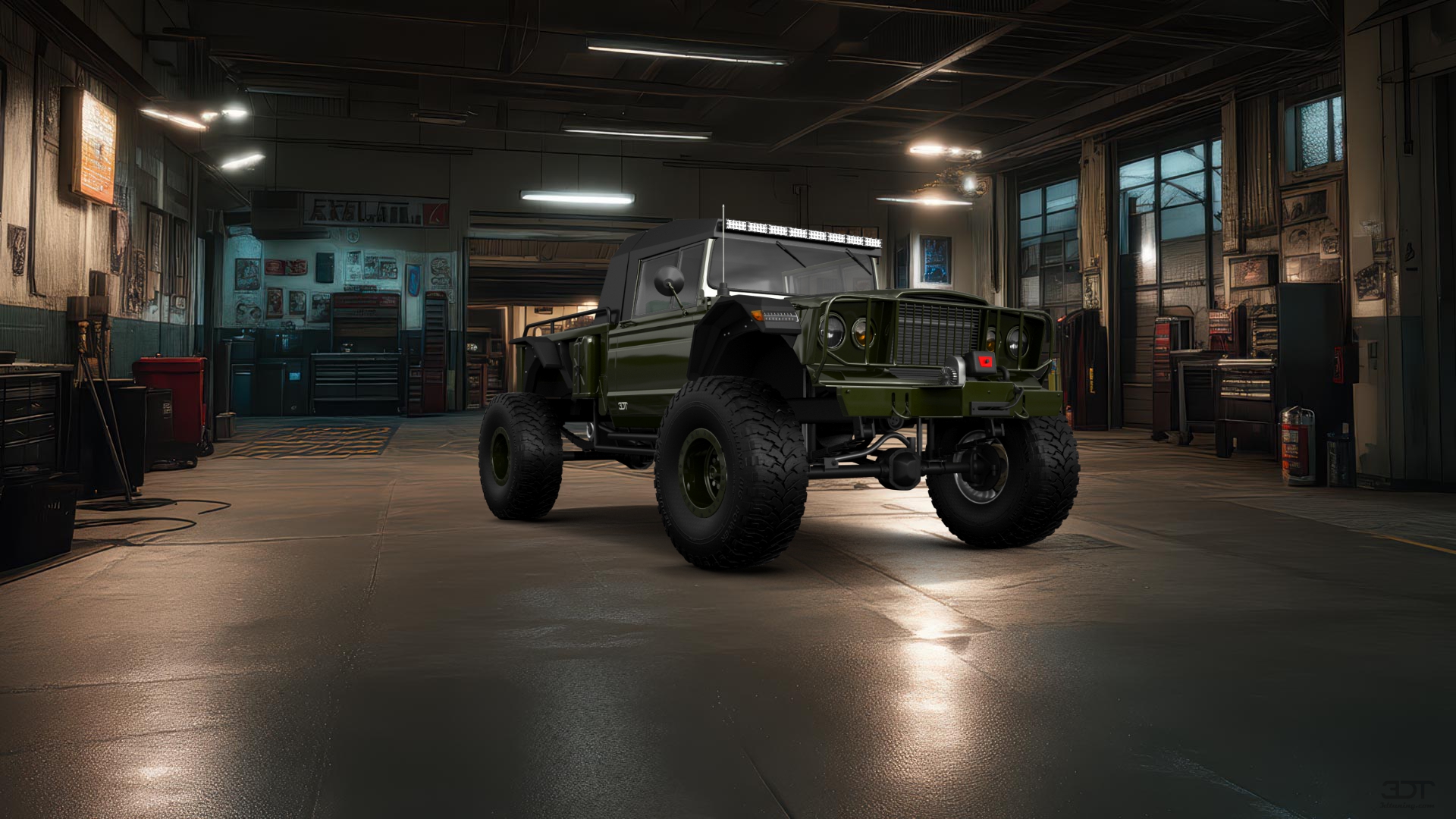 Jeep Kaiser M715 2 Door pickup truck 1968 tuning
